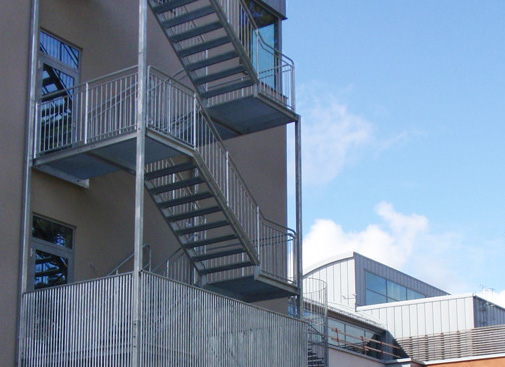 Metalltreppen für Außenbereich - wichtigste Merkmale
