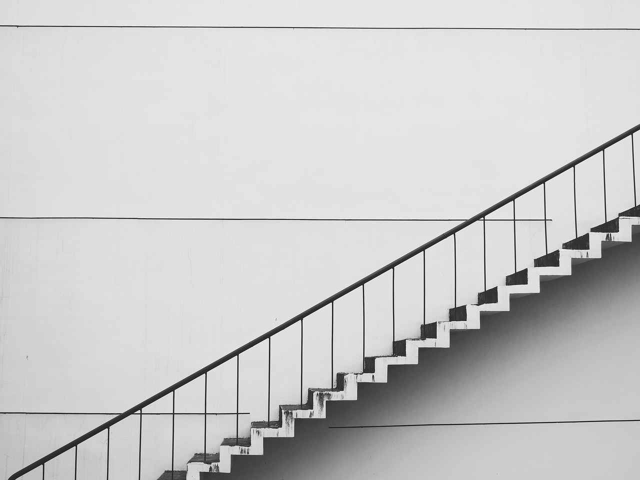Was ist gerade Treppe