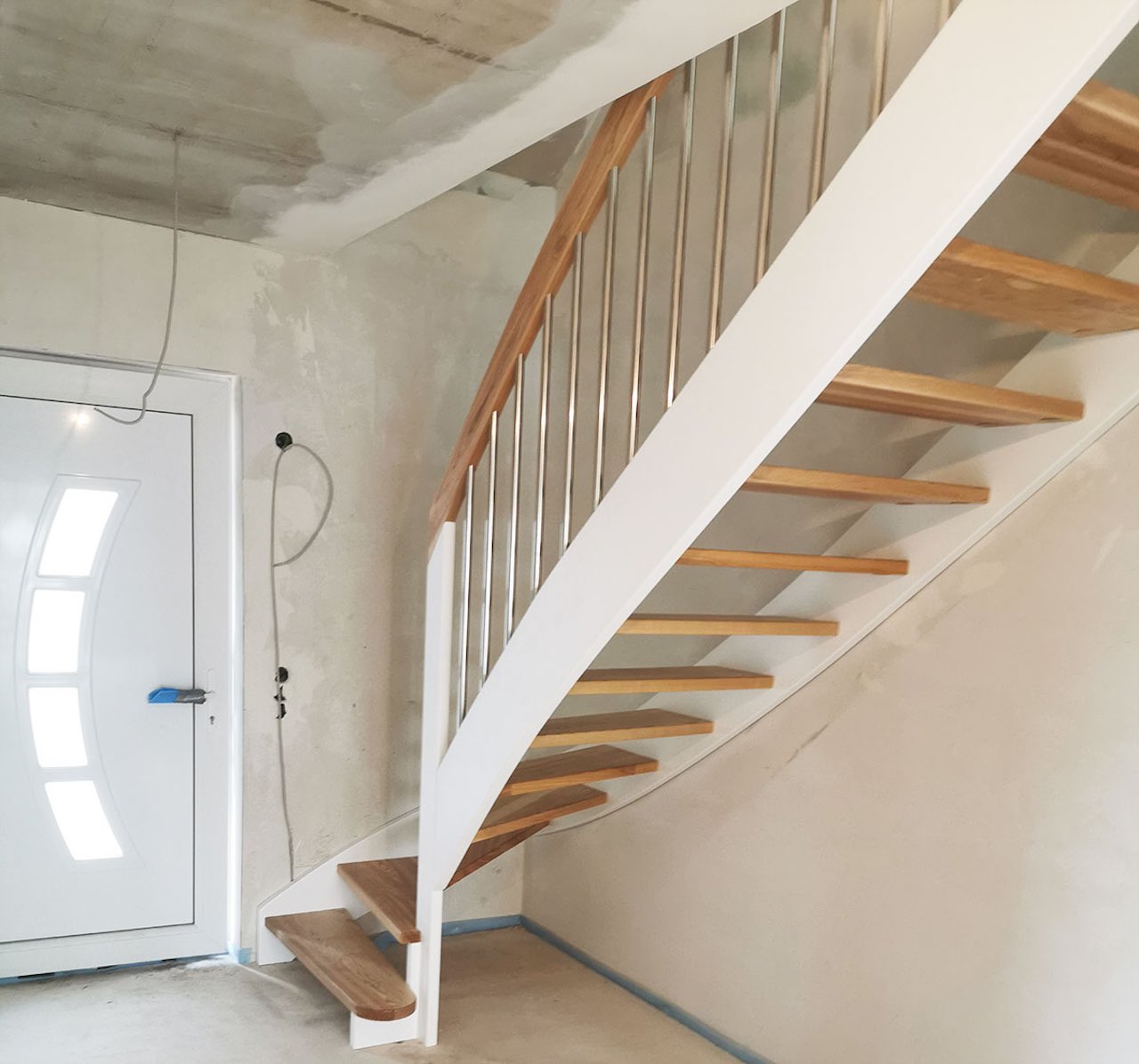 Kragstufentreppen aus Holz